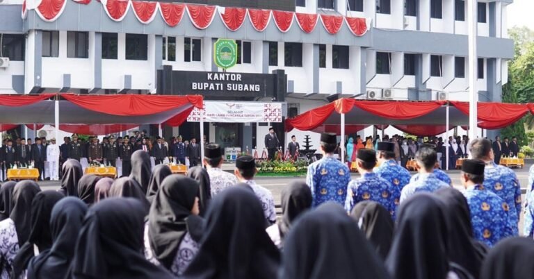 Pimpin Upacara Hari Lahir Pancasila, Bupati Subang Reynaldy : Pancasila Jiwa Pembanguan Bangsa