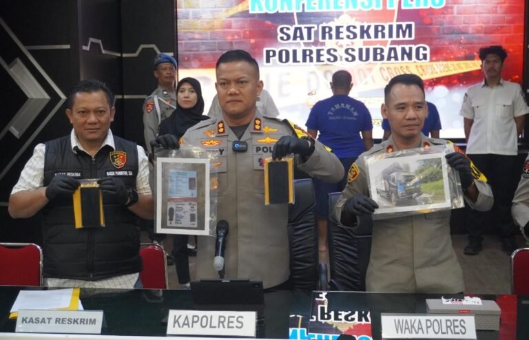 Tersangka Penggelapan Ribuan Tabung Gas Melon Diringkus Polres Subang