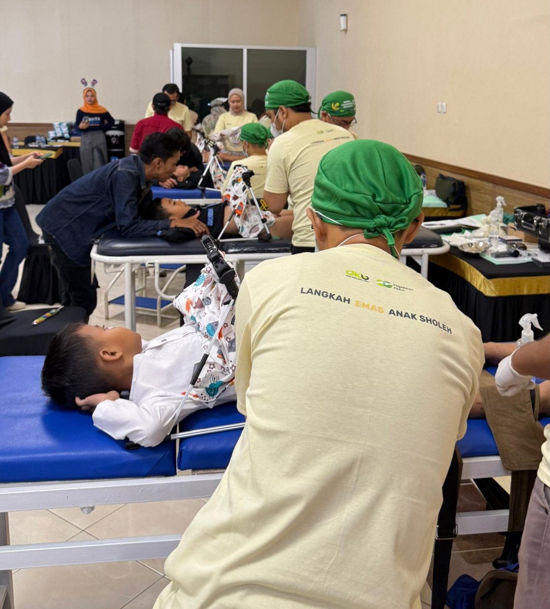 Ratusan Anak Ikut Khitan Massal Bareng Pegadaian Jabar
