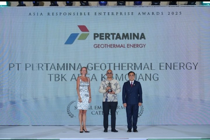 PGE Area Kamojang Raih Penghargaan Internasional di Asia Responsible Enterprise Awards 2025 Lewat Program Gemah Karsa
