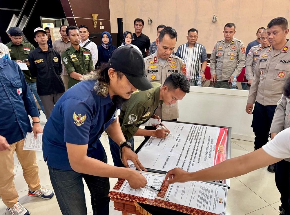 Komunitas Motor di Subang Deklarasi Situasi Aman dan Kondusif