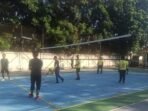 Tim Bola Voli BULOG Subang Kalahkan Tim Wartawan