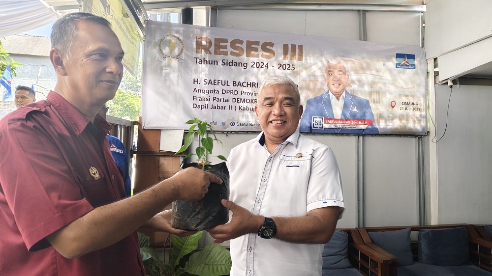 Anggota DPRD Jawa Barat Fraksi Partai Demokrat Dapil Jabar II, H. Saeful Bachri S.H., M.A.P, Gelar Reses di Komplek Griya Jagabaya