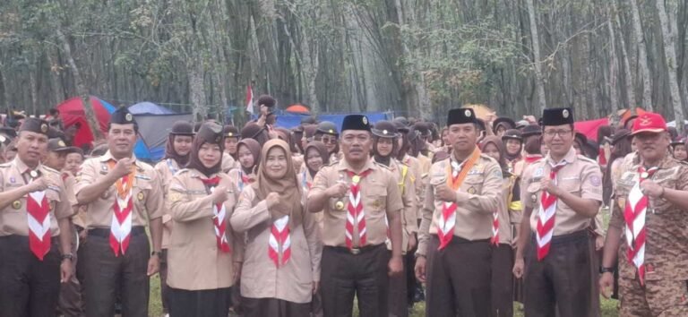 Peringati HUT Ke-64, Kwarcab Gerakan Pramuka KBB Sukses Gelar Perkemahan Serempak di Tingkat Kwarran