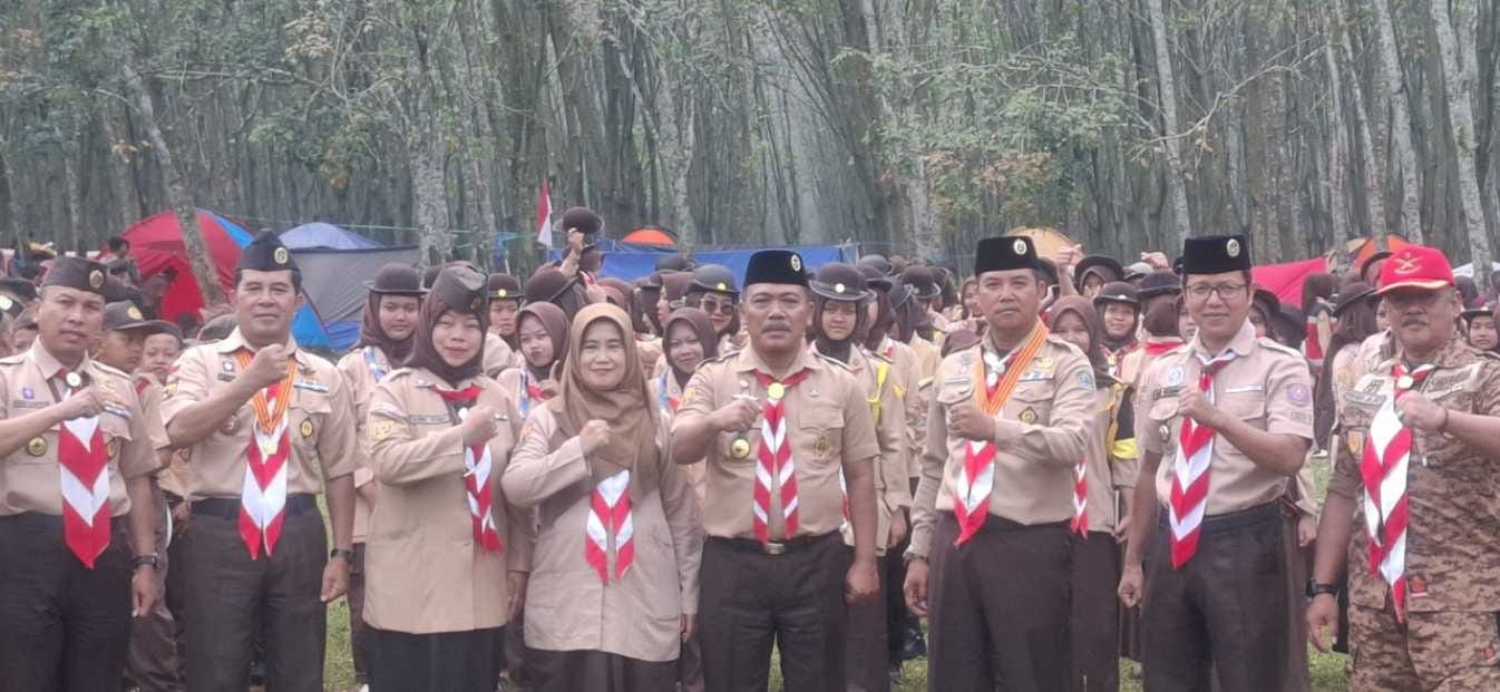 Peringati HUT Ke-64, Kwarcab Gerakan Pramuka KBB Sukses Gelar Perkemahan Serempak di Tingkat Kwarran