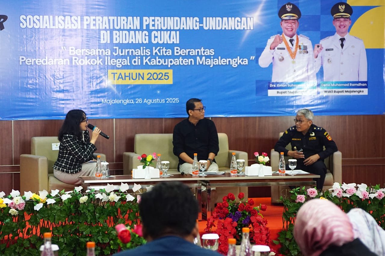 Rokok Ilegal Marak, Pemkab Majalengka Gandeng Bea Cukai dan Media untuk Sosialisasi Cukai