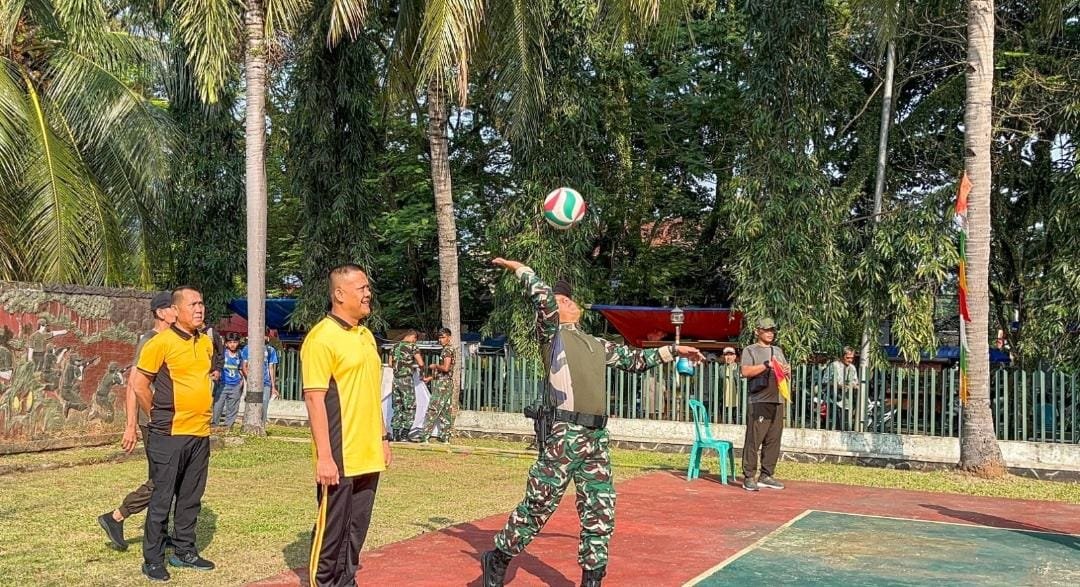 Dandim 0605/Subang Resmi Buka Kejuaraan Bola Voli