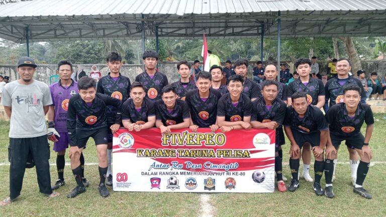 Karang Taruna Pelisa Subang Gelar Turnamen Fivefeo Sepak Bola Antar RW