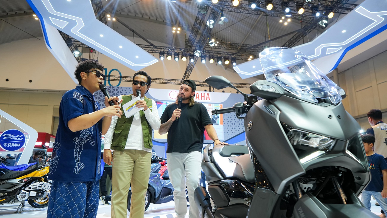 Dari Gear Ultima hingga Mio M3, Inspirasi Modifikasi Yamaha Hadir di Knalpodcast Modiftalk IMOS 2025