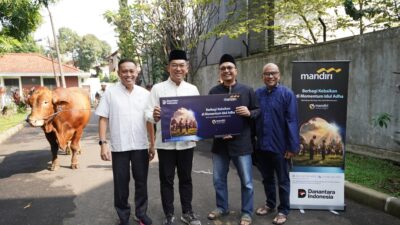 Mandiri Berbagi Kebaikan, Bank Mandiri Region VI/Jawa Barat Potong 100 Ekor Hewan di Momen Iduladha 1447 H