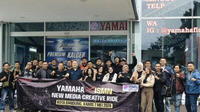 Yamaha Jawa Barat Kolaborasi Bersama ISMN Gelar ‘New Media Creative Ride’ di Kota Bandung
