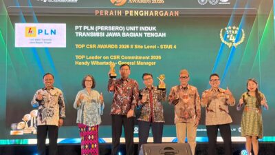 Raih Penghargaan Bintang 4 Top CSR Awards, Program Grow PLN Ubah Tantangan Menjadi Peluang